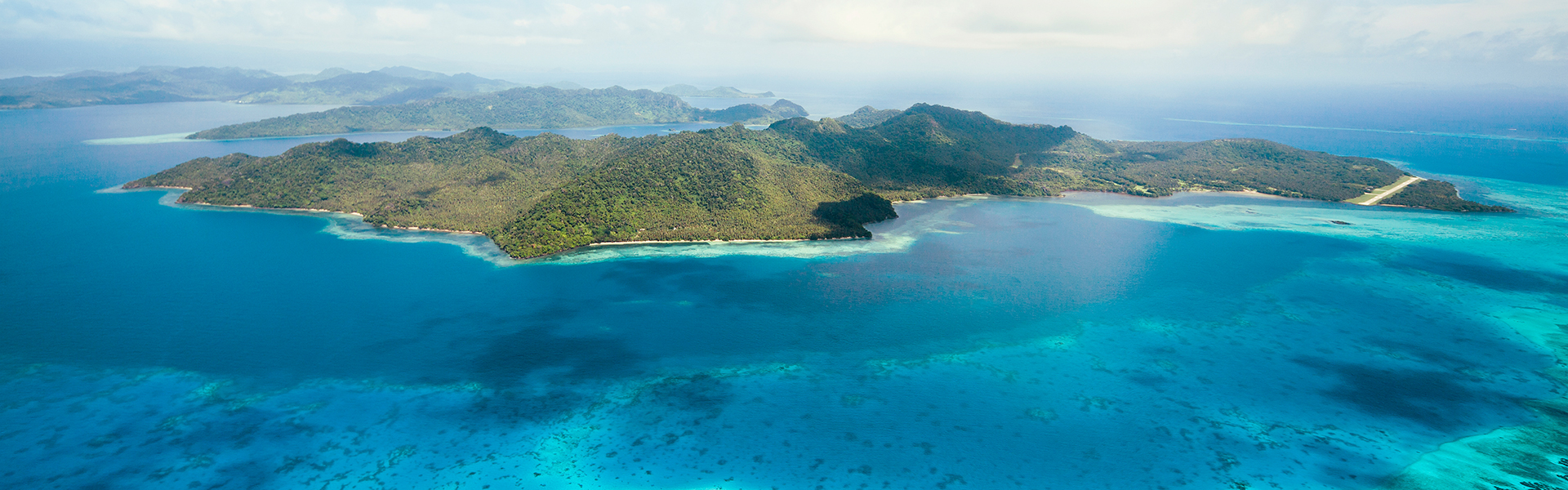 Остров Лаукала Фиджи с высоты